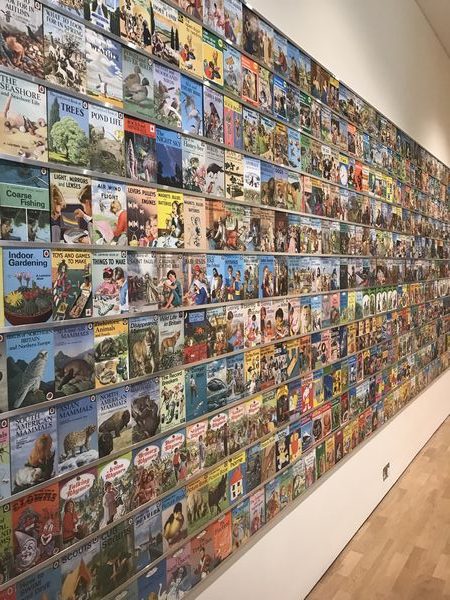 Wall of Ladybird books