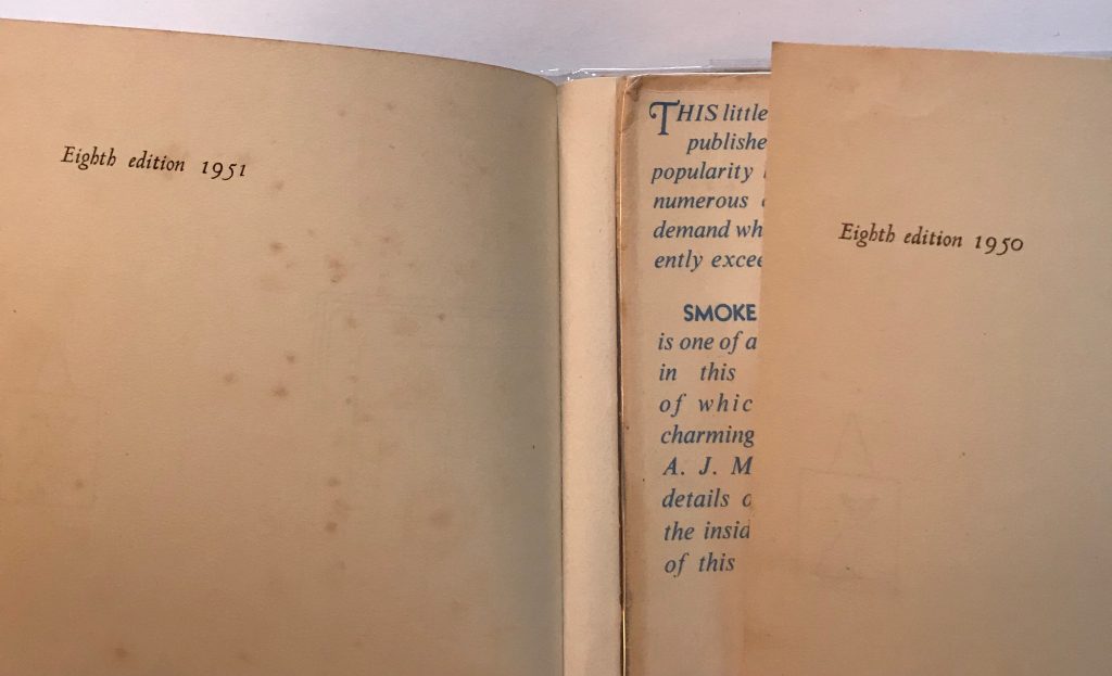 Two 8th editions of the same book with different years