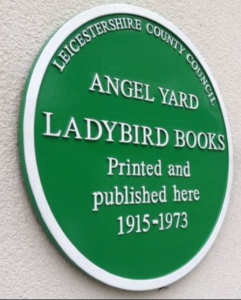 Angel Yard green plaque